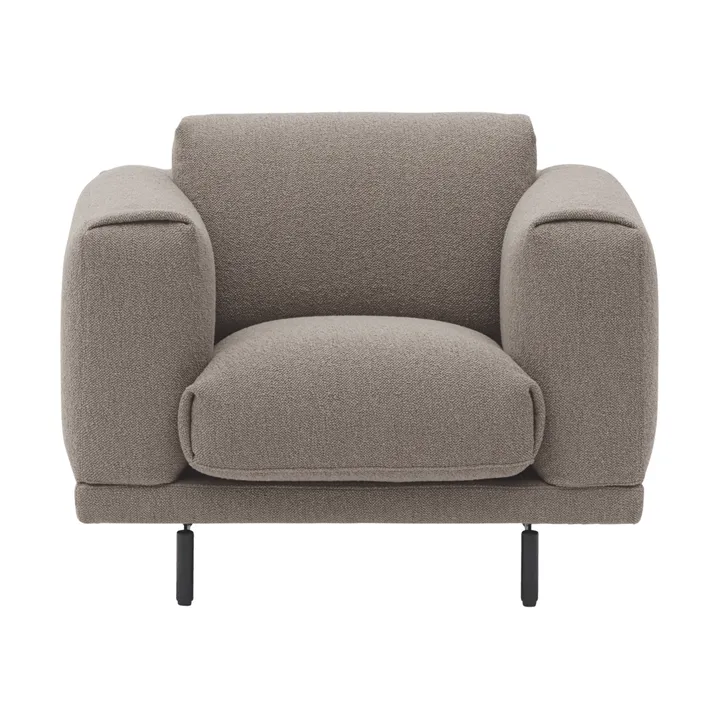 Rest Lounge Chair lounge chair - Hearth 6-black legs - Muuto