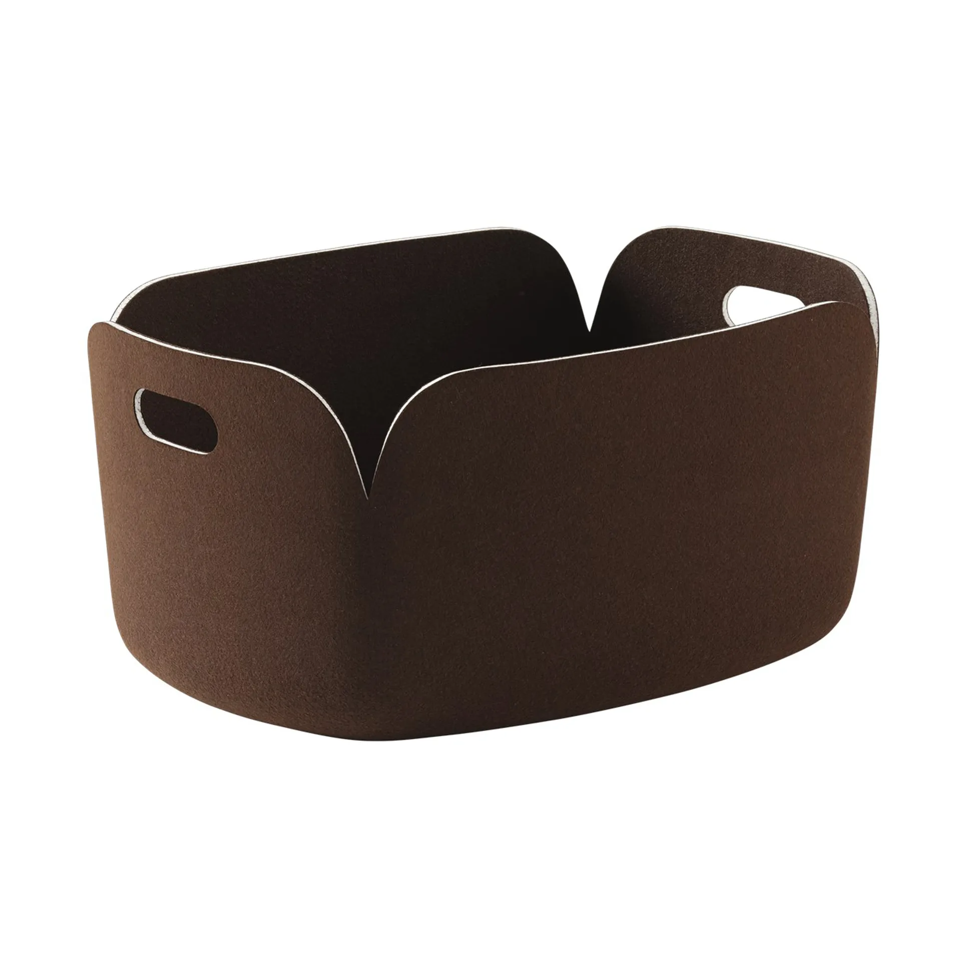 Restore storage basket, Dark Brown Muuto