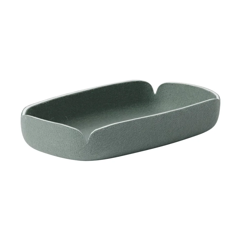 Restore tray 15.5x28 cm, Dusty green Muuto