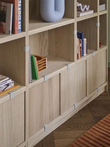 Stacked storage system Bookcase Configuration 1 - White - Muuto