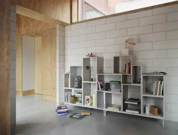 Stacked storage system bookcase configuration 3 - White - Muuto