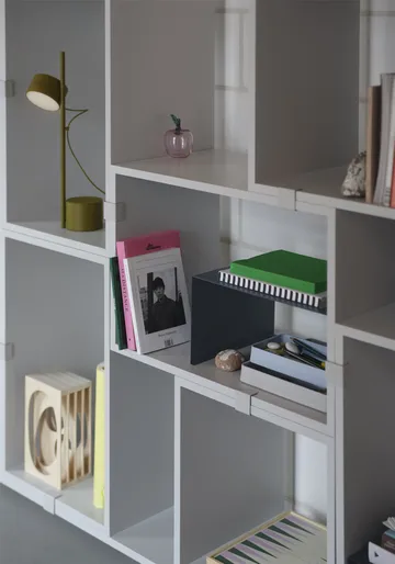 Stacked storage system bookcase configuration 3 - White - Muuto