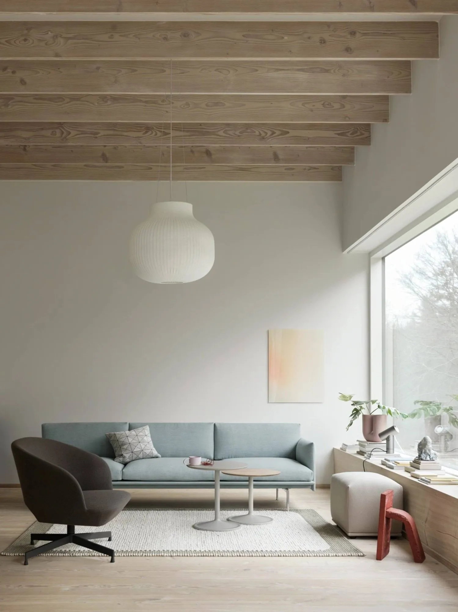 Strand ceiling lamp close, 60 cm Muuto
