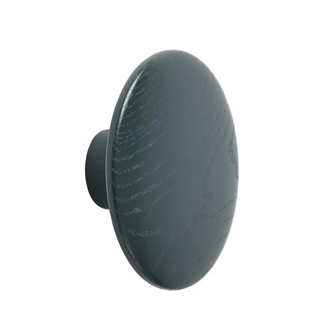 The Dots clothes hook dark green - Medium - Muuto