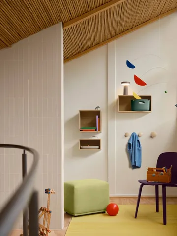 The Dots coat hooks, 5-pack - Oak - Muuto
