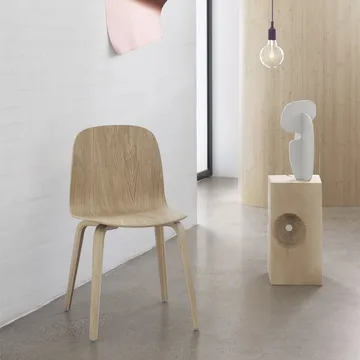 Visu chair wooden base - Oak - Muuto