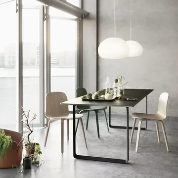 Visu chair wooden base - Oak - Muuto