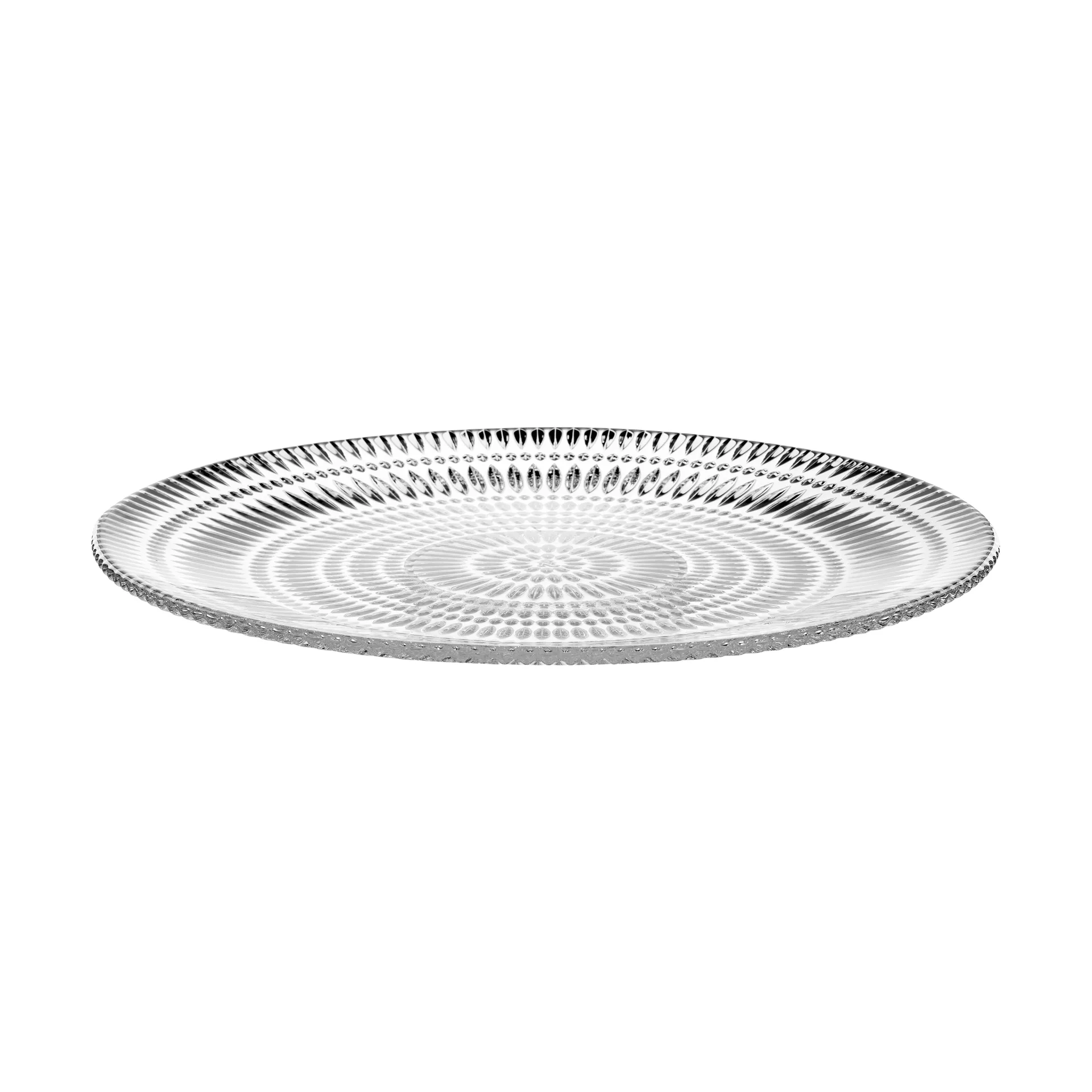Ethno plate, 2-pack, crystal glass, Ø32 cm Nachtmann