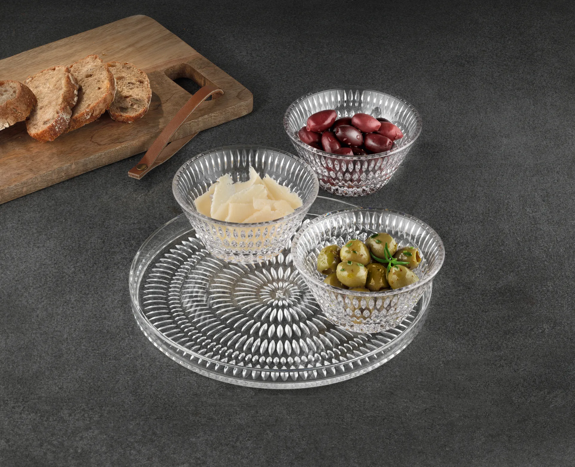 Ethno serving set, Crystal glasses, 4 pieces Nachtmann