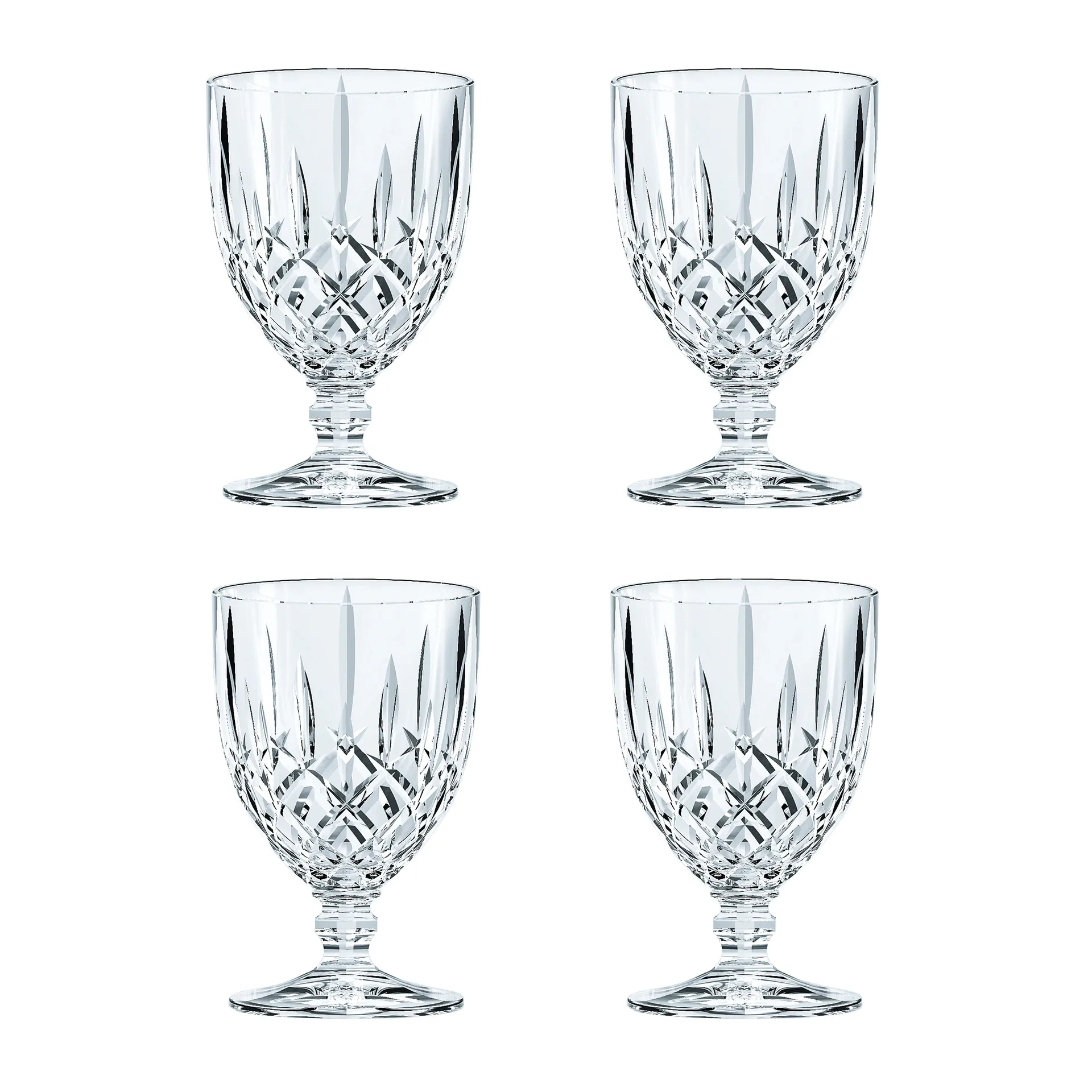 Noblesse glass on foot 23 cl 4-pack, clear Nachtmann