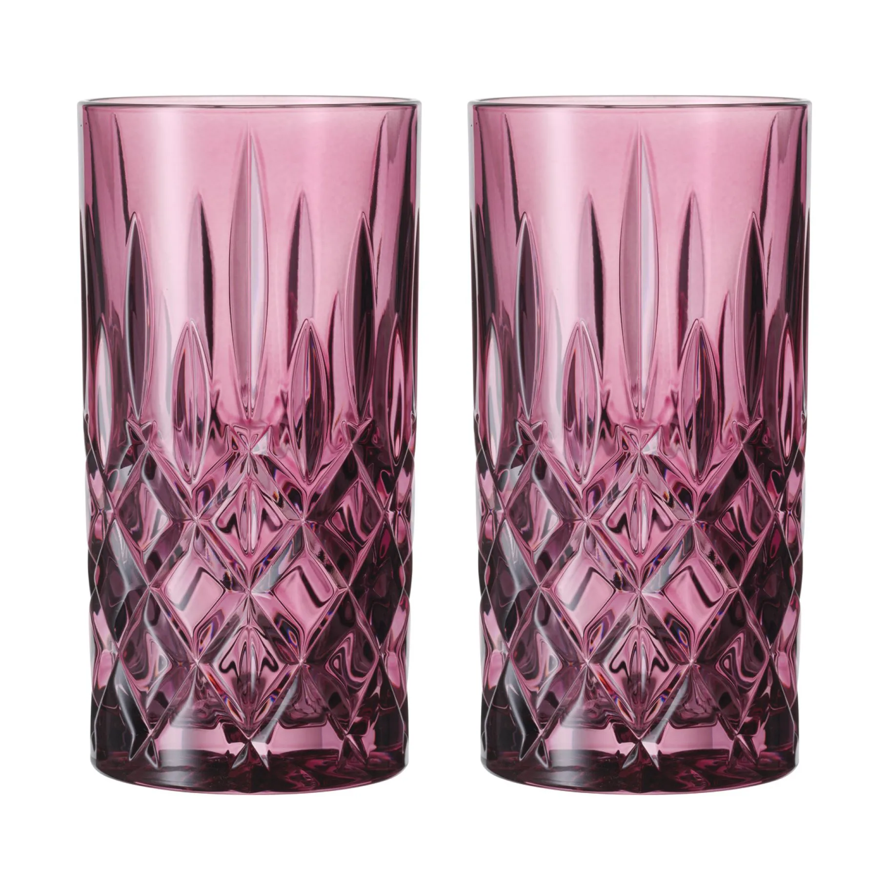 Noblesse Longdrink glass 39.5 cl 2-pack, Berry Nachtmann