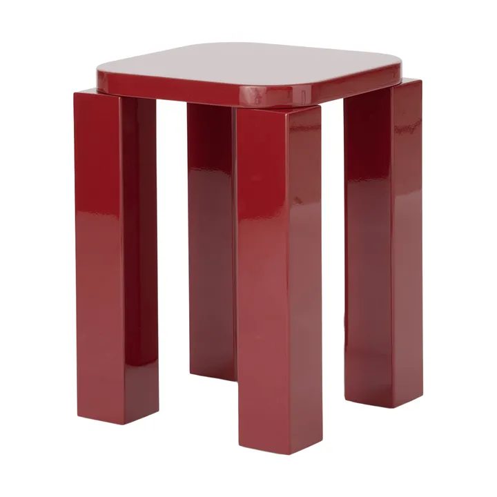 Atlas stool - Burgundy - New Works