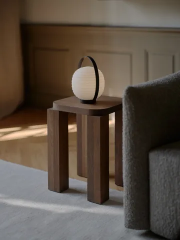 Lantern Portable table lamp 23x18 cm - Black - New Works
