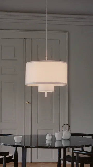 Margin pendant lamp Ø50 cm - White - New Works
