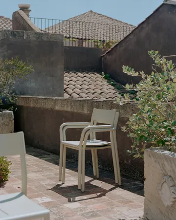 May Armchair Outdoor armchair - Light grey - New Works