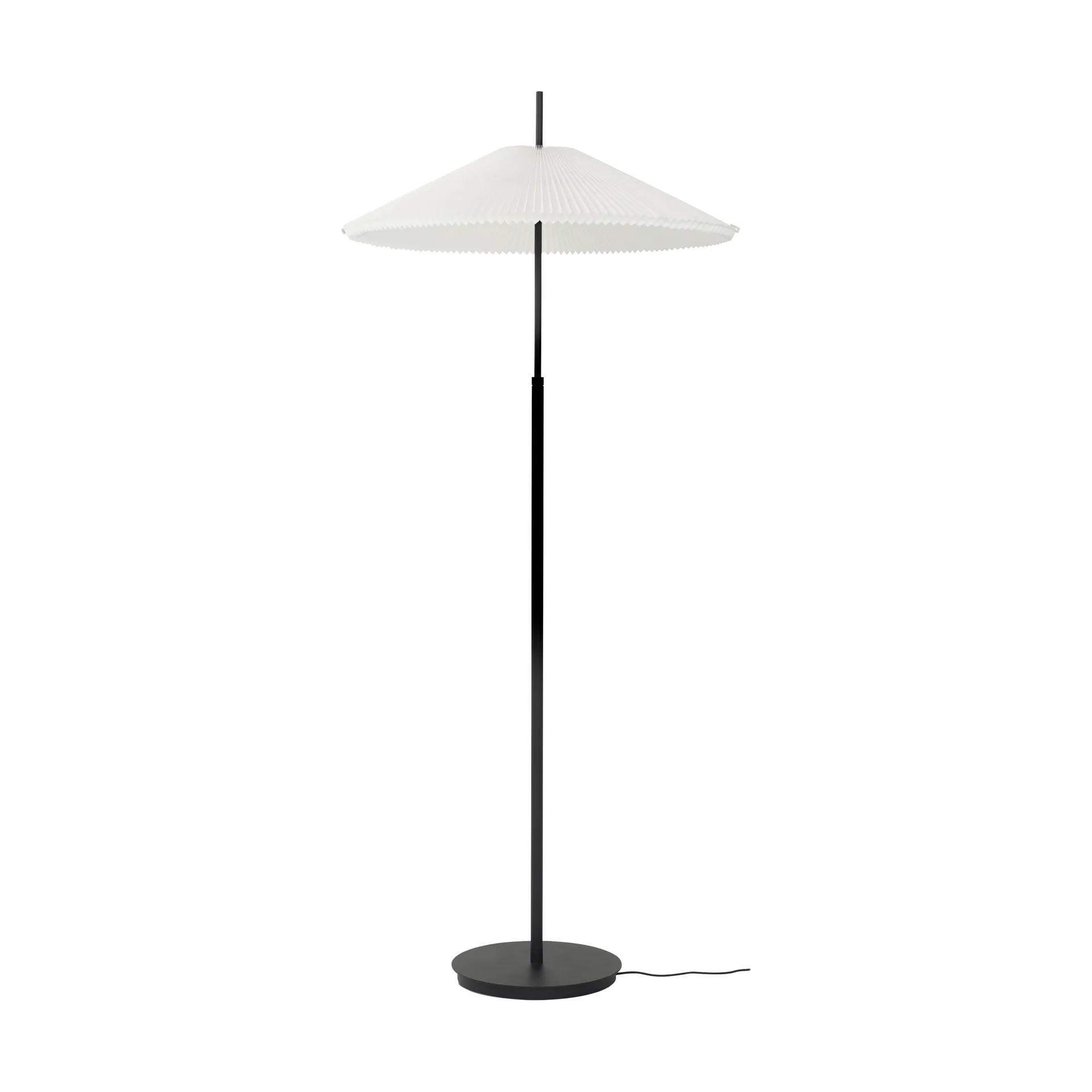 Nebra floor lamp, White (white), 150 cm New Works