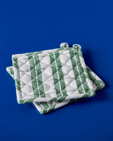 Chef oven mitts 2-pack - Green - Nicolas Vahé