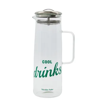 Nicolas Vahé jug with lid - Clear-silver - Nicolas Vahé