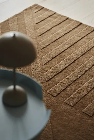 Levels Stripes wool rug - Beige, 200x300 cm - NJRD