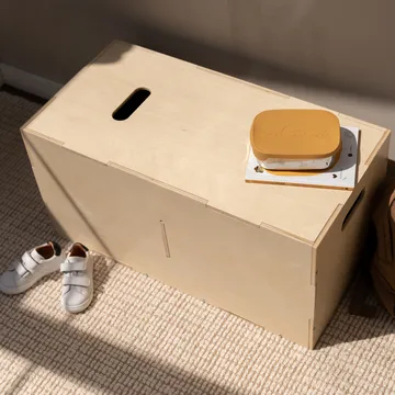 Cube Long storage box - Birch - Nofred