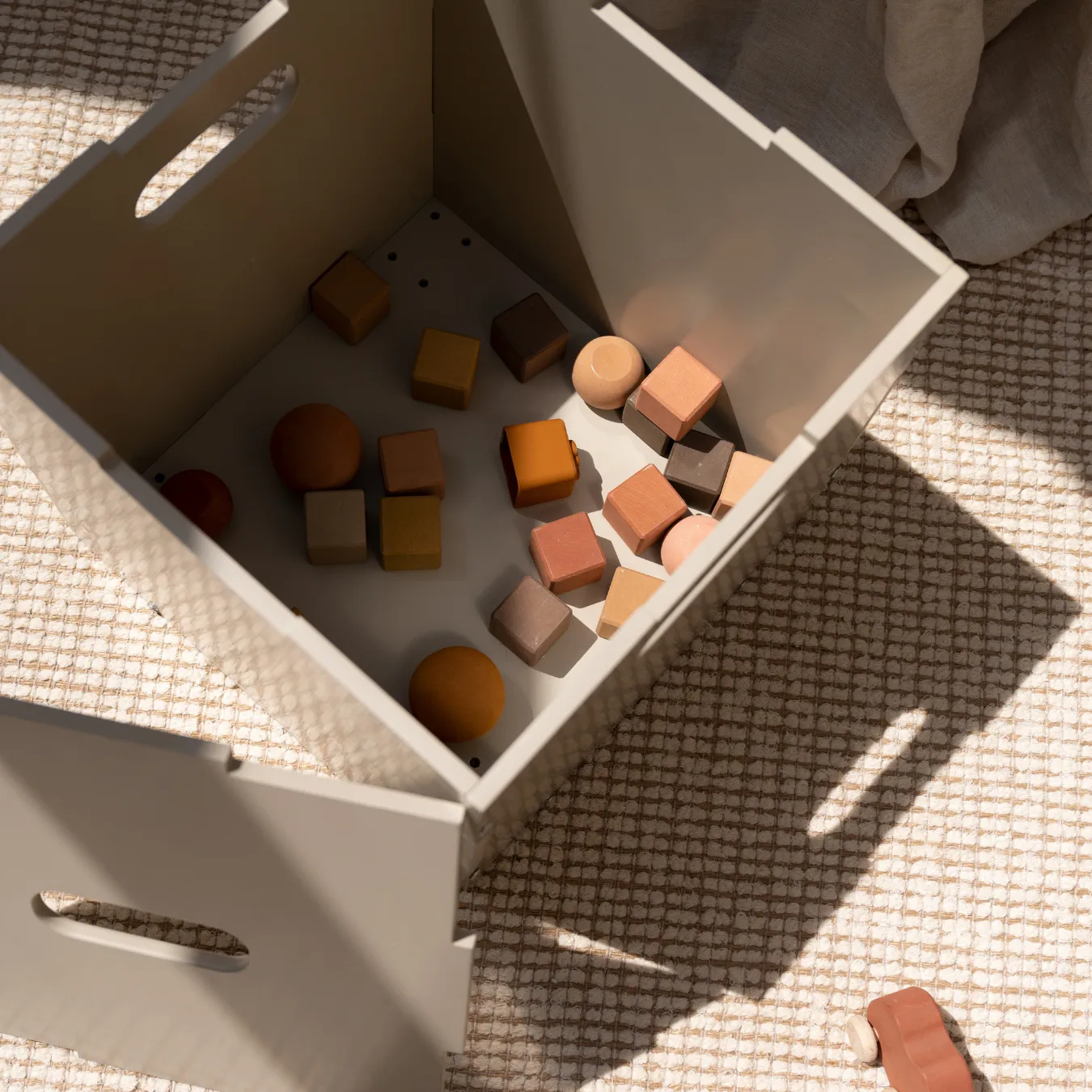 Cube Storage storage box, Beige Nofred