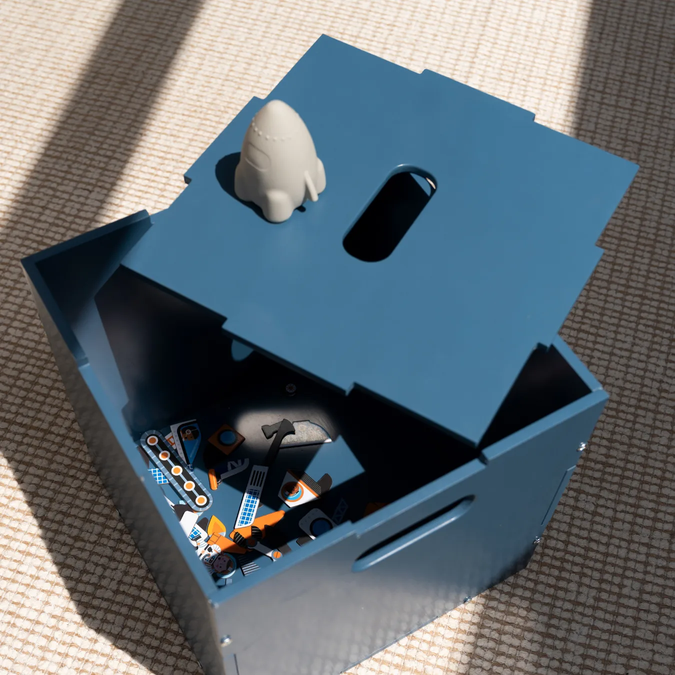 Cube Storage storage box, Blue Nofred