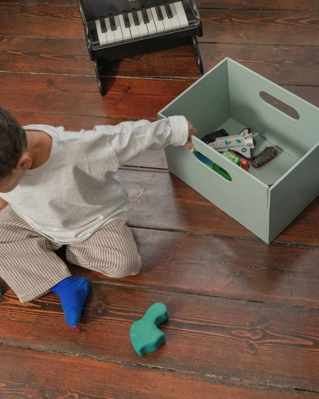 Kiddo Box storage box, Olive green Nofred