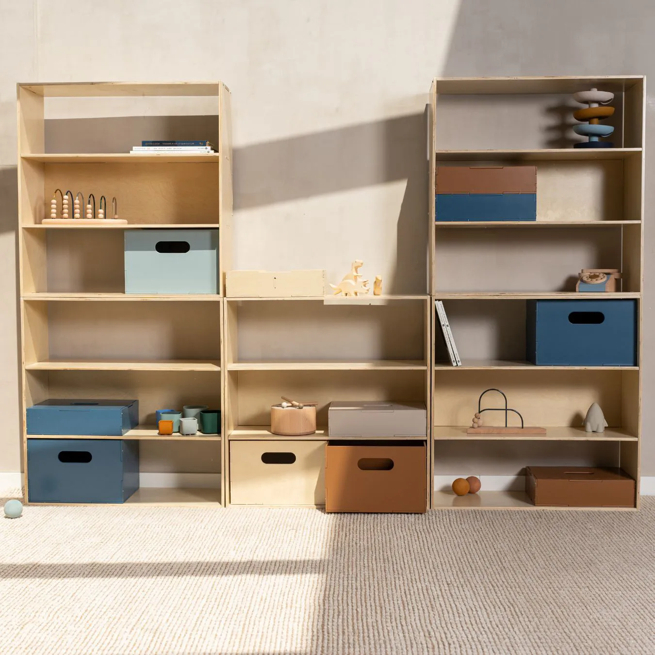 Kiddo Shelving children's shelf, Birch Nofred