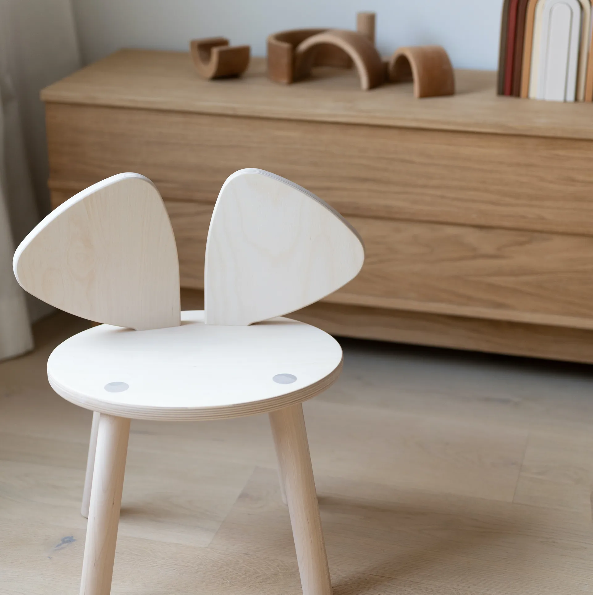 Mouse Chair children's chair, Birch Nofred
