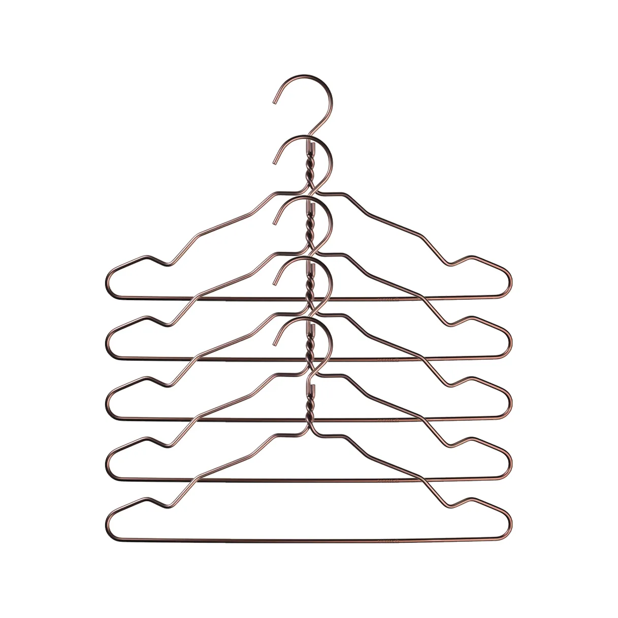 Alu hanger 5-pack, bronze Nomess Copenhagen