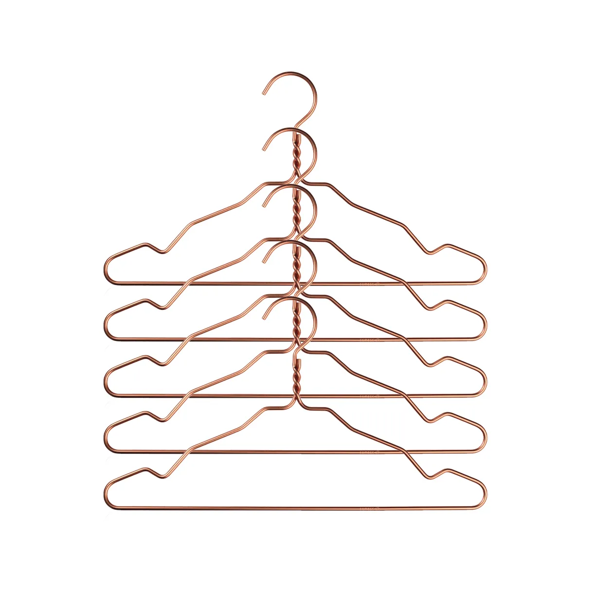 Alu hanger 5-pack, copper Nomess Copenhagen