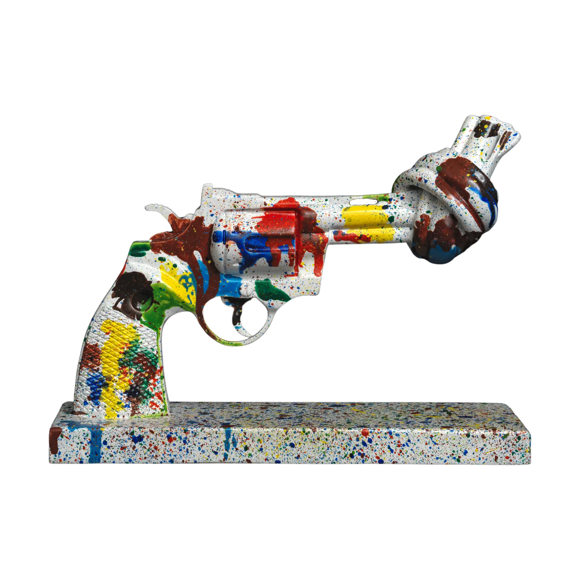 Tennis for Peace Decoration 19 cm, Multi Non Violence