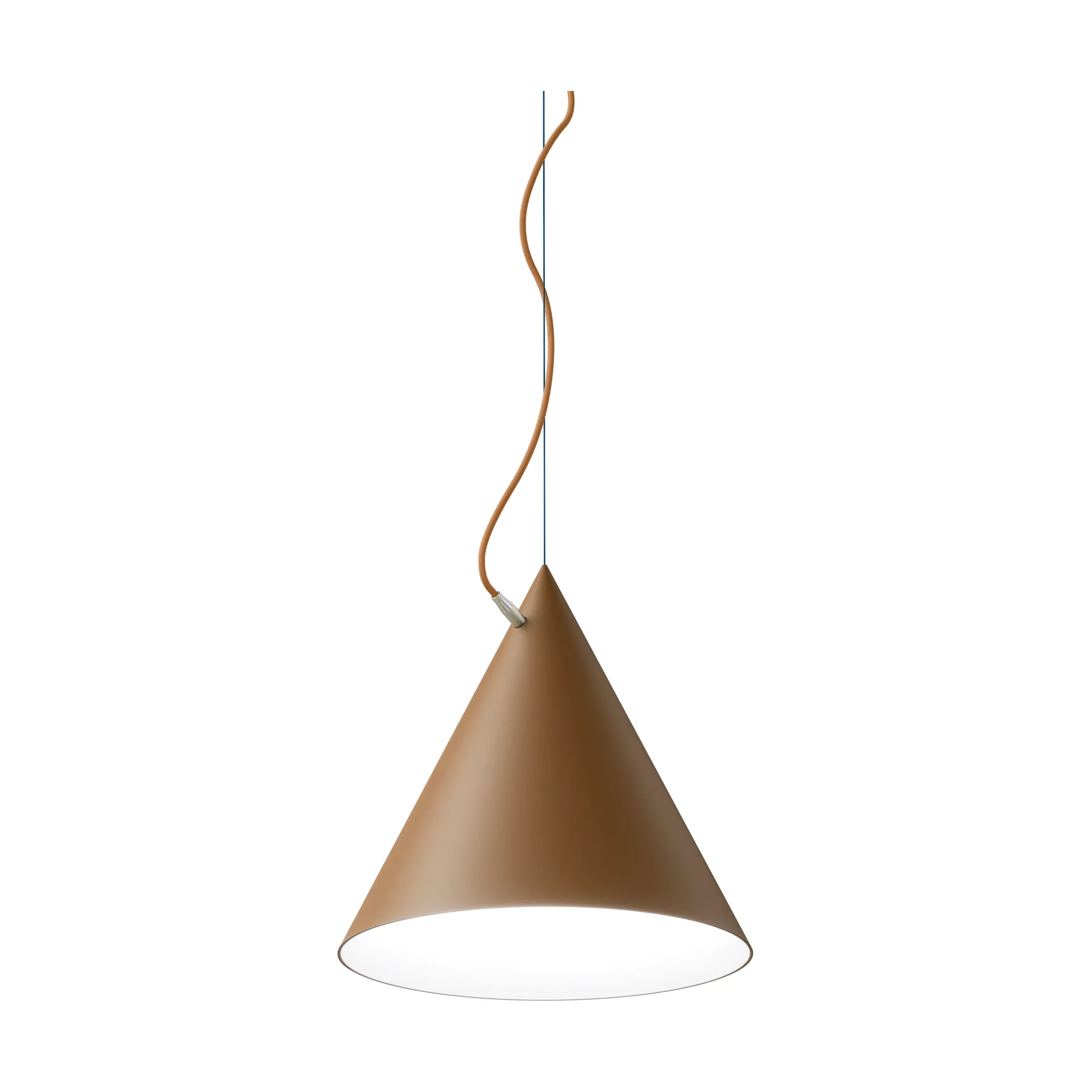 Castor pendant 40 cm, Brown-okra-brass Noon