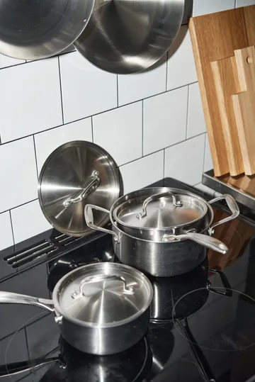 Nordwik cookware set 3-ply 3 pieces - 1.5 L, 2 L, 3 L - Nordwik