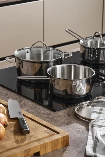 Nordwik saucepan with glass lid 1.9 liter - Stainless steel - Nordwik