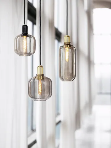 Amp lamp small - Smoke-brass - Normann Copenhagen