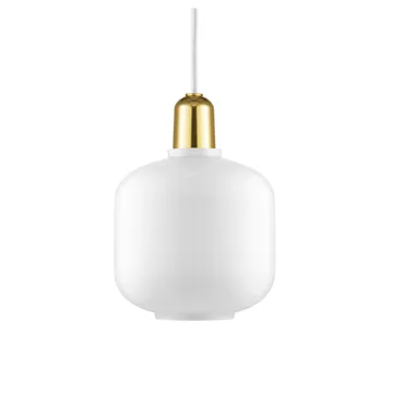 Amp lamp small - white-brass - Normann Copenhagen