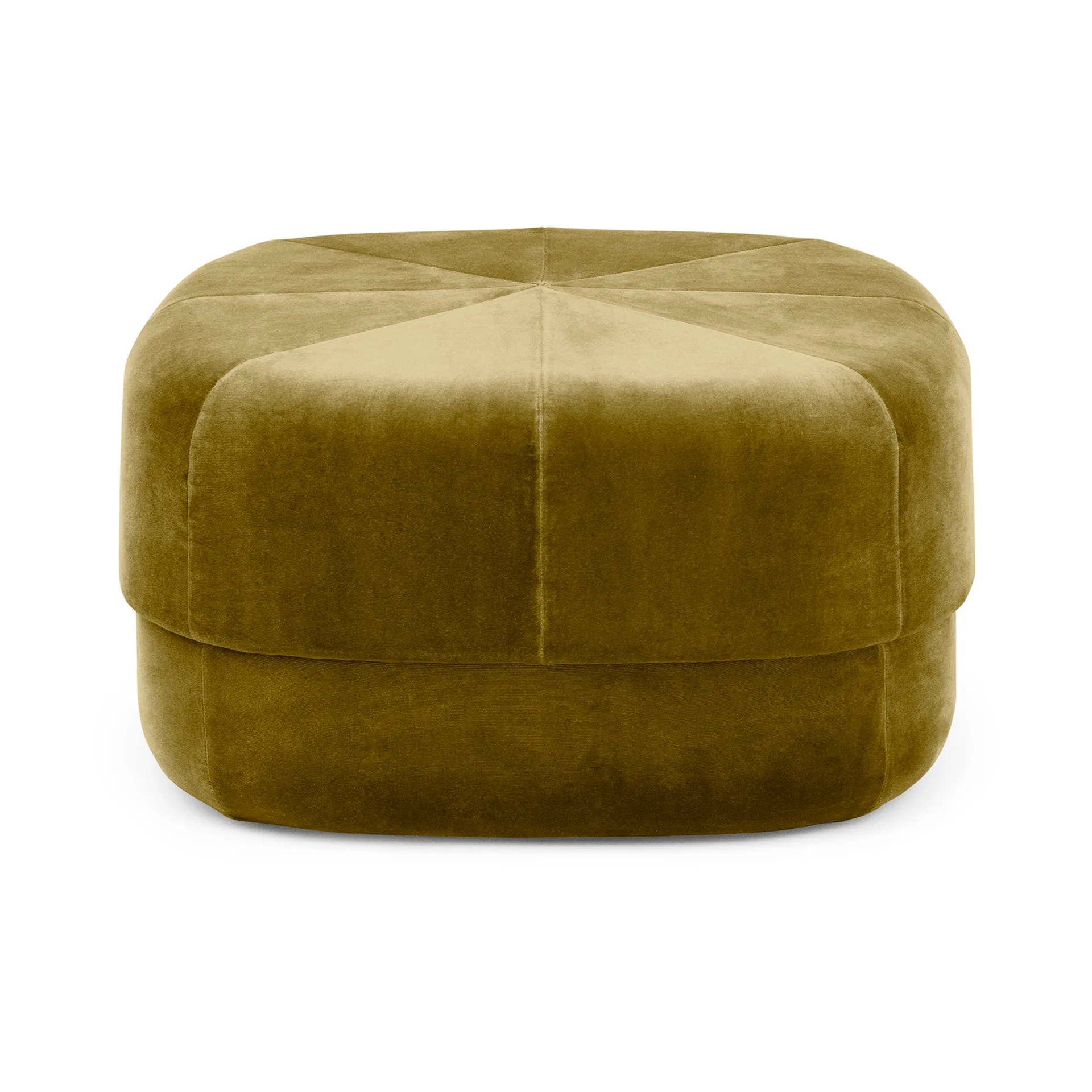 Circus pouffe, Velour moss green, large Normann Copenhagen