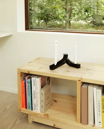 Crooked candle holder 2 - Bronze - Normann Copenhagen