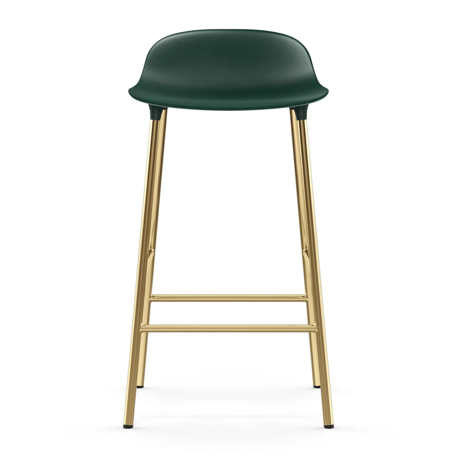 Form barstool bronze legs 65 cm, Green Normann Copenhagen