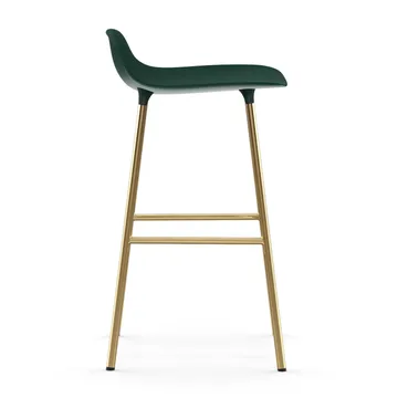 Form barstool bronze legs 65 cm - Green - Normann Copenhagen