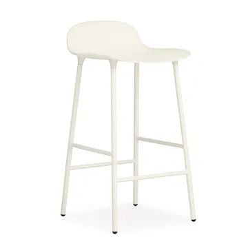 Form barstool metal legs - White - Normann Copenhagen