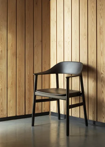 Herit armchair smoked oak - Black - Normann Copenhagen