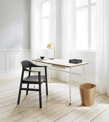 Herit armchair smoked oak - Black - Normann Copenhagen