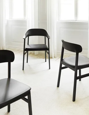 Herit armchair smoked oak - Sand - Normann Copenhagen