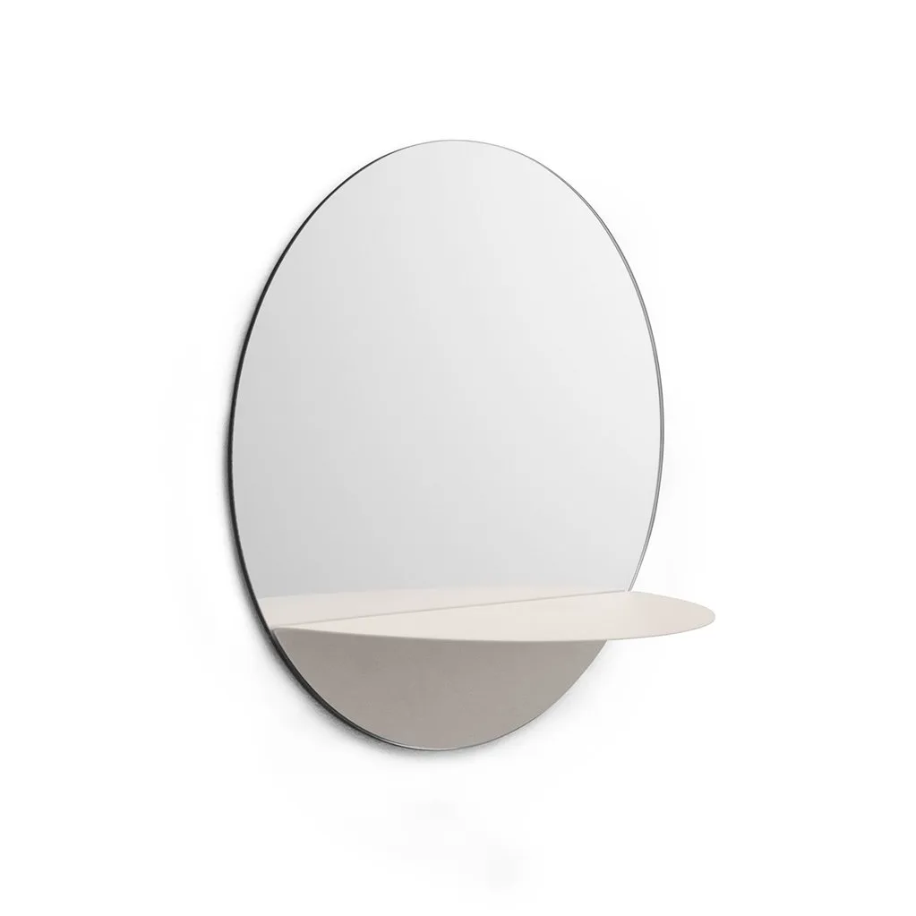 Horizon mirror round, white Normann Copenhagen