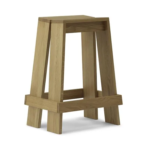 Let bar stool 65 cm, Oak Normann Copenhagen