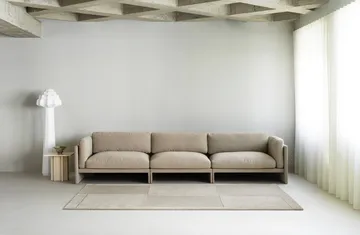Level wool rug - Warm grey, 170x240 cm - Normann Copenhagen
