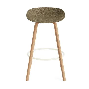 Mat Barstool 65 cm - Seaweed-beech-cream steel - Normann Copenhagen