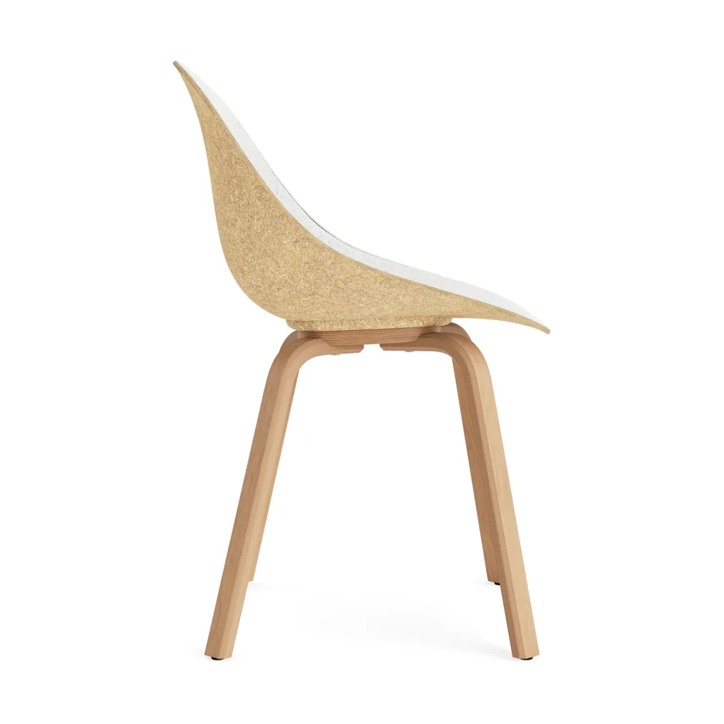 Mat Chair chair front upholstered, Hallingdal 110-hemp-beech Normann Copenhagen